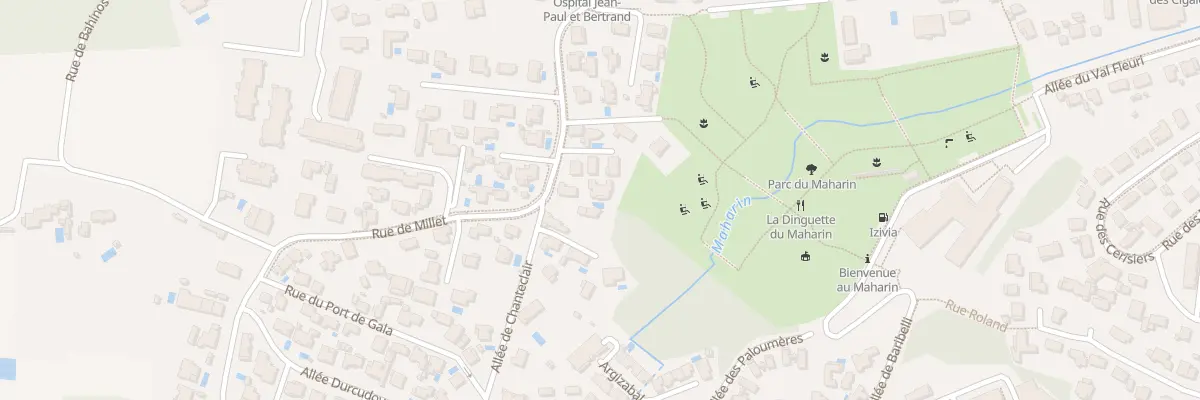 Plan du 16B Rue de Millet à Anglet