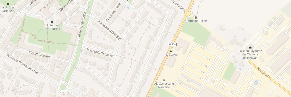 Plan du 45 Rue Jeanne la Corsaire à Nantes
