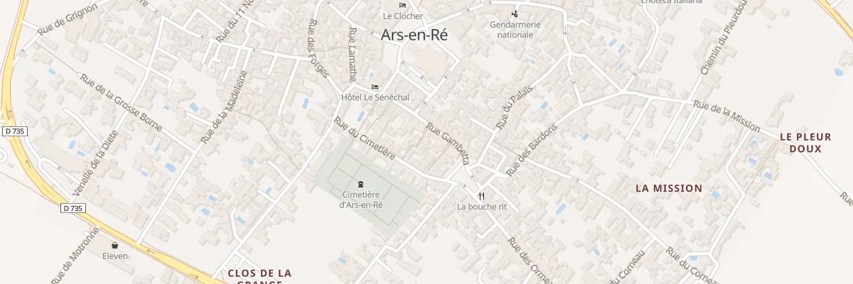 Plan du 5 Rue Petite Rue de Vinaigrerie à Ars-en-Ré