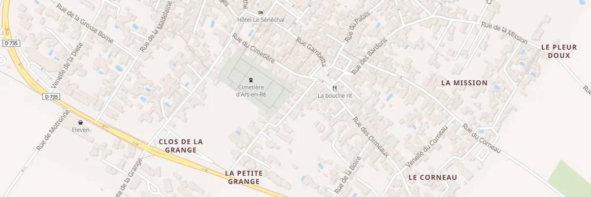 Plan du 6 Ven de la Petite Grange à Ars-en-Ré