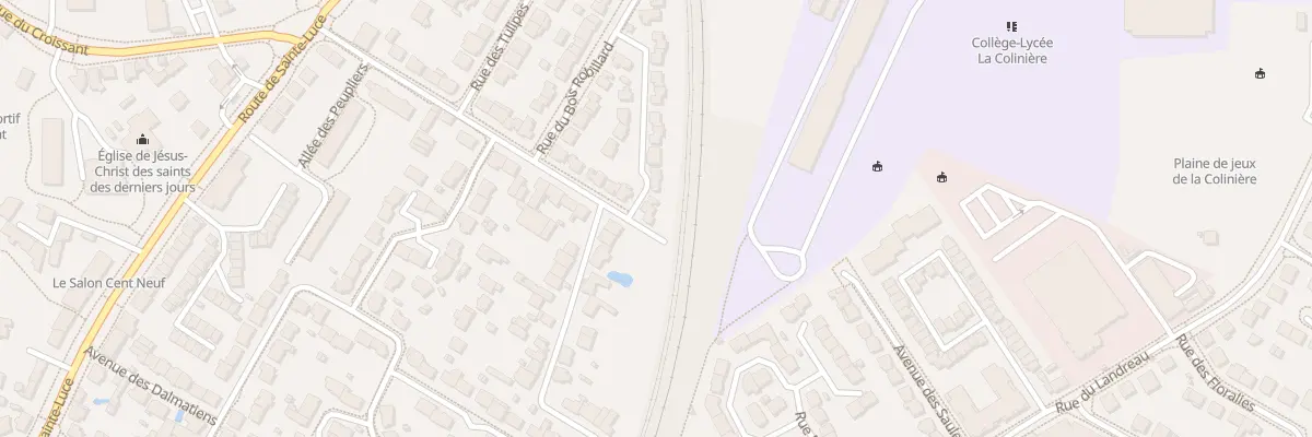 Plan du 2 Rue des Millepertuis à Nantes