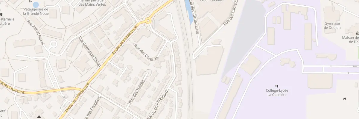 Plan du 34 Rue du Bois Robillard à Nantes