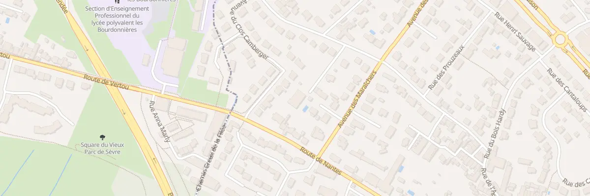 Plan du 33T Rue de la Noë de l’Epinette à Vertou