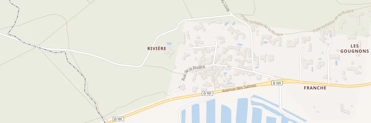 Plan du 32 Rue de la Riviére aux Portes-en-Ré