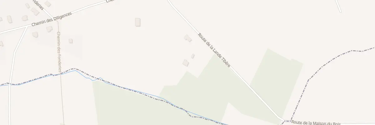 Plan du 14 Rte de la Lande Tibère à Bretteville