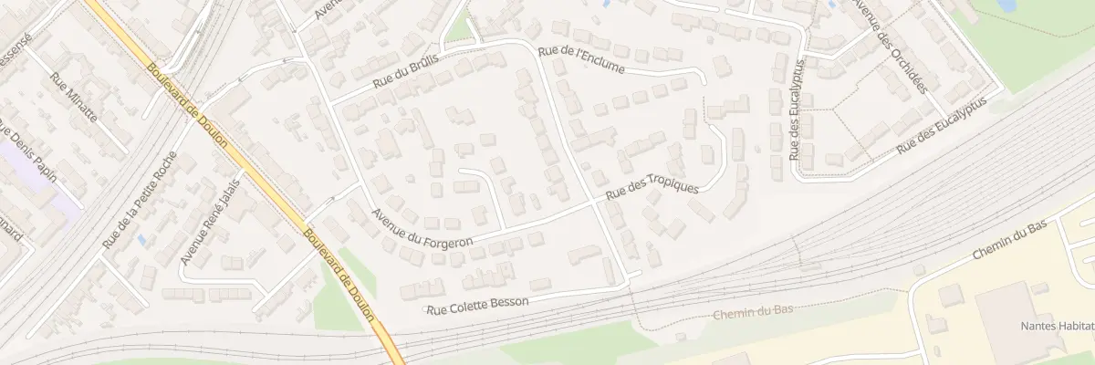 Plan du 22 Rue du Petit Blottereau à Nantes