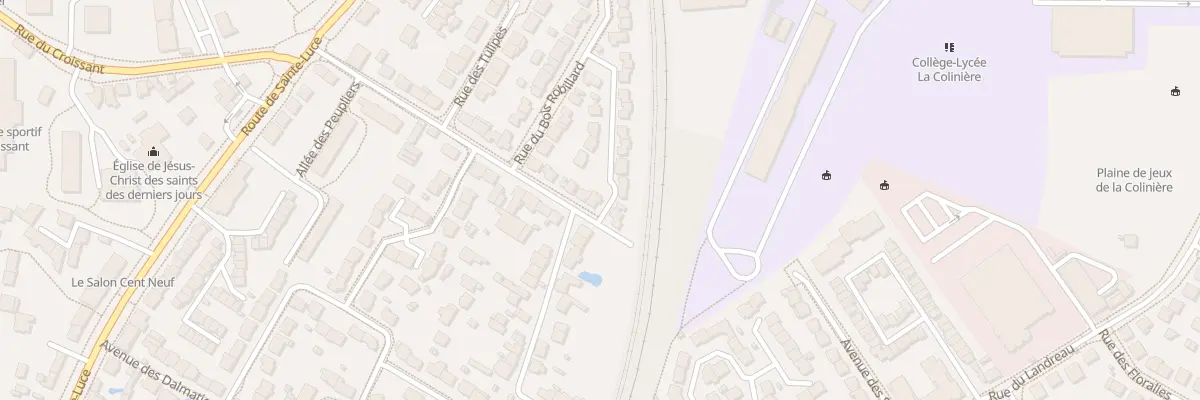 Plan du 1 Rue des Millepertuis à Nantes