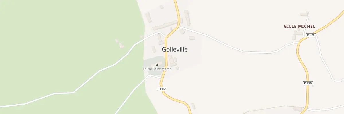 Plan du 5 L’Eglise à Golleville