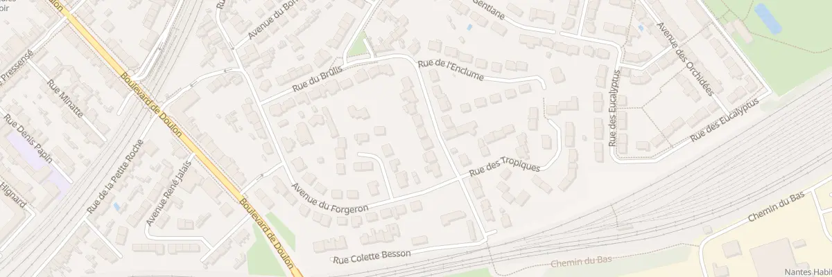 Plan du 18 Rue du Petit Blottereau à Nantes