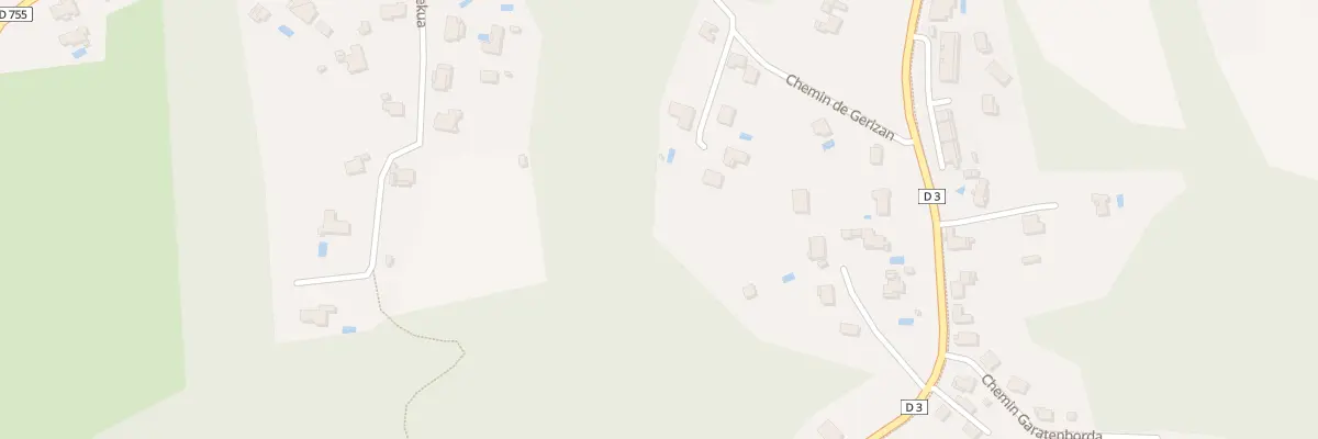Plan du 250 Che Gerizan à Arcangues