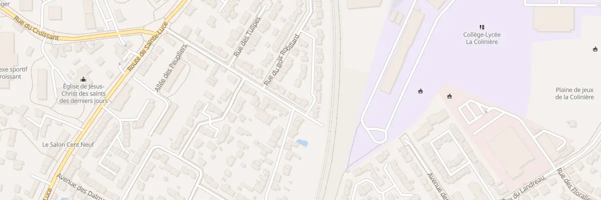 Plan du 29 Av Bon Accueil à Nantes
