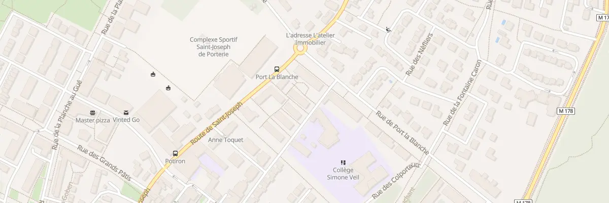 Plan du 504 Rte de St Joseph à Nantes