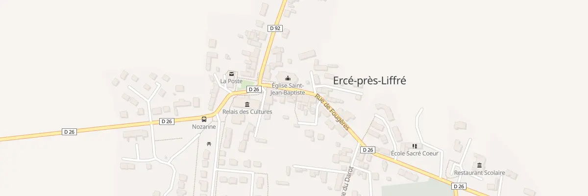 Plan du 10 Pl de l’Eglise à Ercé-près-Liffré