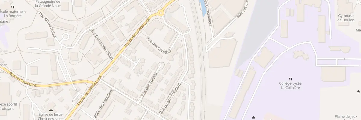 Plan du 27 Rue du Bois Robillard à Nantes