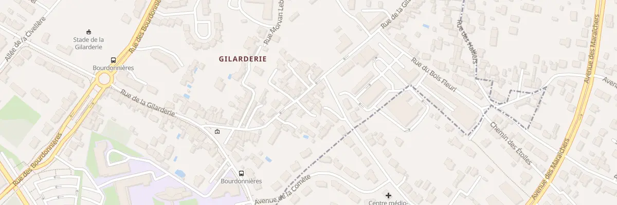 Plan du 204 Rue de la Gilarderie à Nantes