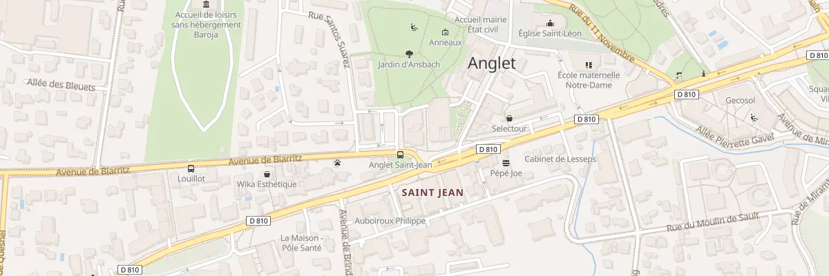 Plan du 10 Av de Biarritz à Anglet