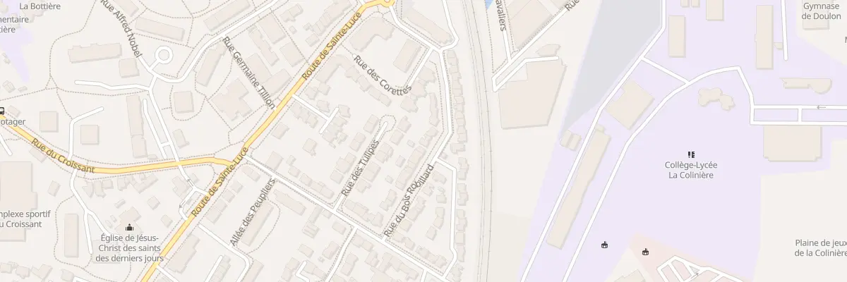 Plan du 21 Rue du Bois Robillard à Nantes