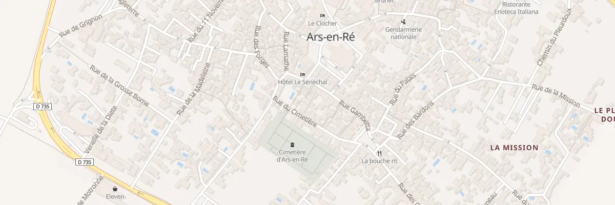 Plan du 5 Ven de la Quichenotte à Ars-en-Ré