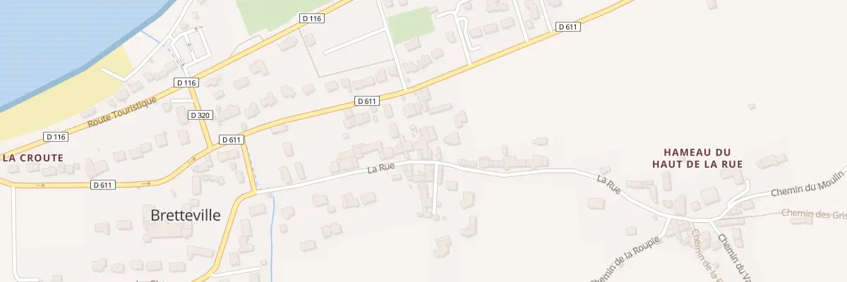 Plan du 29 La Rue à Bretteville