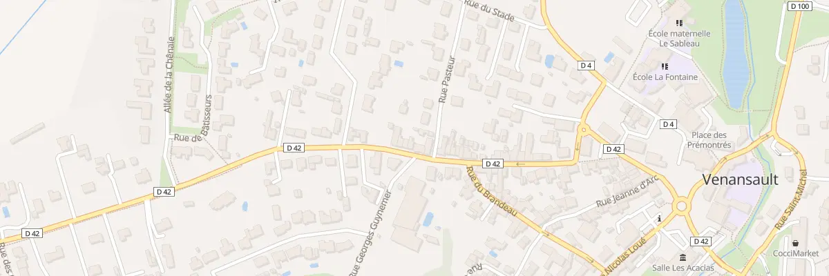 Plan du 62 Rue georges clemenceau à Venansault