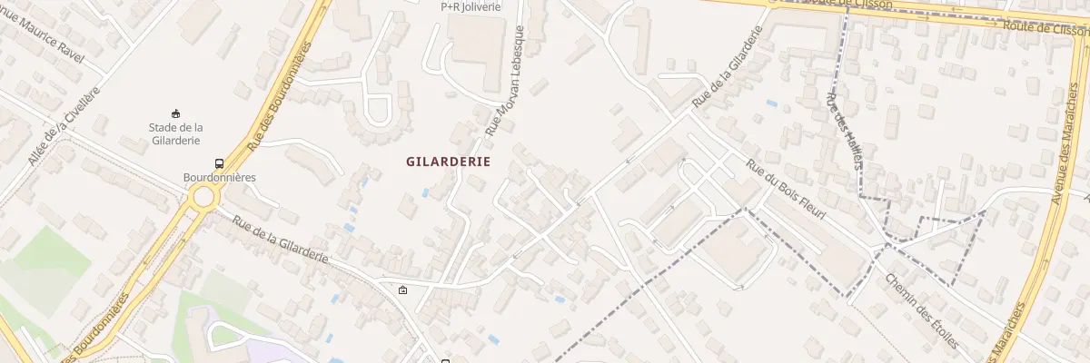 Plan du 183 Rue de la Gilarderie à Nantes