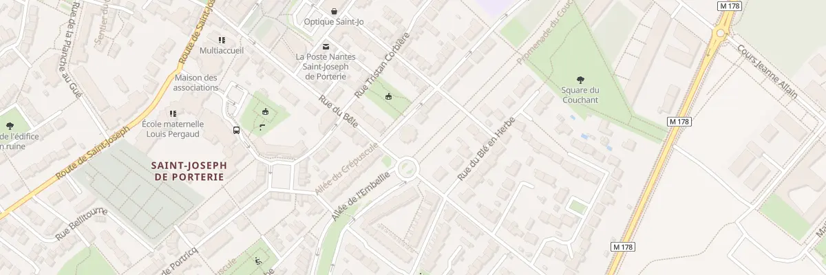 Plan du 2 Rue des Colporteurs à Nantes