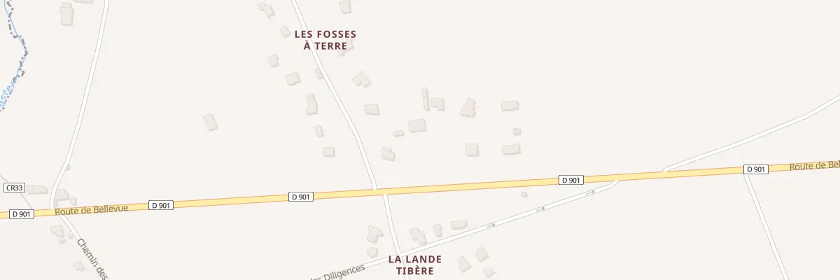 Plan du 55 Rte de Bellevue à Bretteville