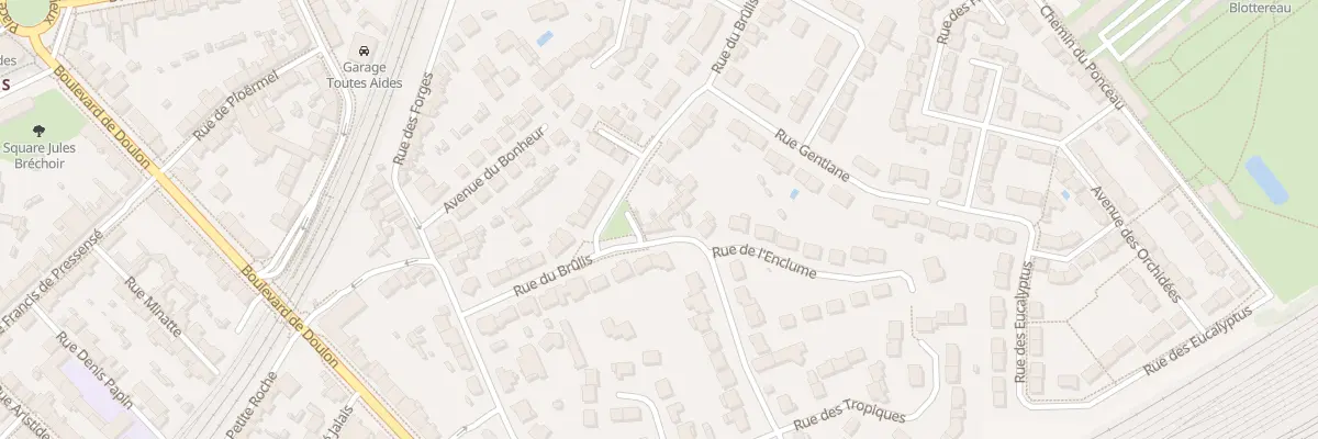 Plan du 1 Rue du Petit Blottereau à Nantes