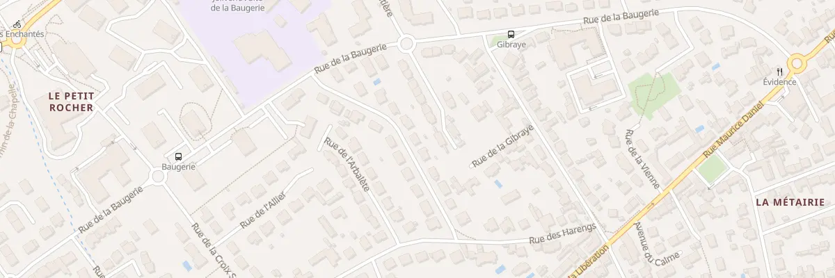 Plan du 12 Rue de la Tullaye à Saint-Sébastien-sur-Loire