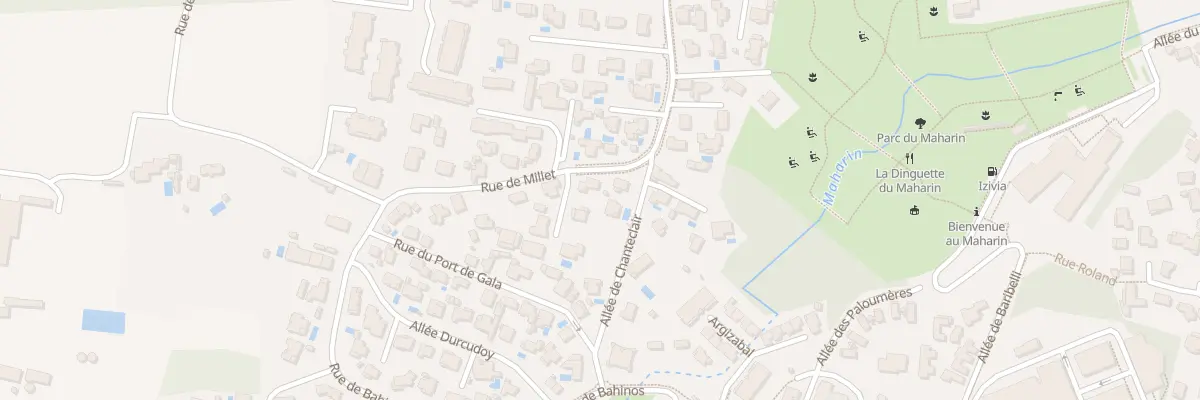 Plan du 12 Rue de Millet à Anglet