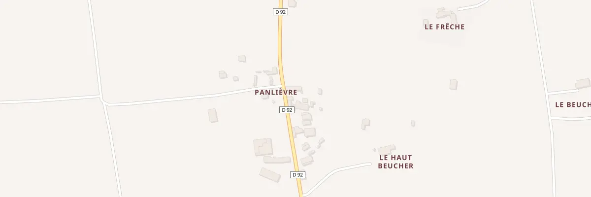 Plan du 5428 Panlievre à Amanlis
