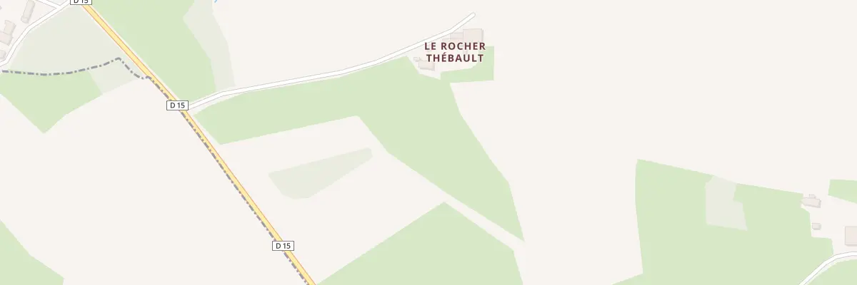 Plan du 2 Le Rocher Thébault à Sougeal