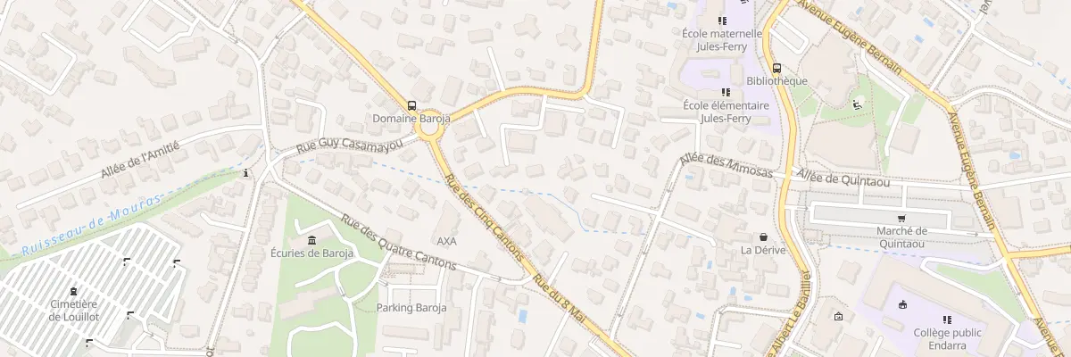 Plan du 4B Rue des Cinq Cantons à Anglet