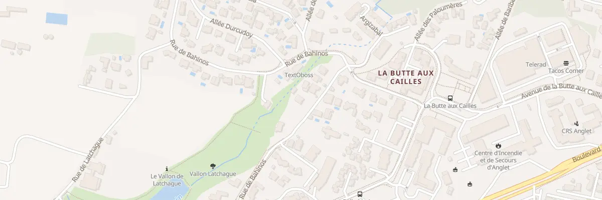 Plan du 115 Rue de Bahinos à Anglet