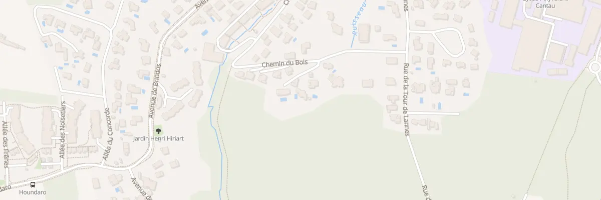 Plan du 7B Che du Bois à Anglet