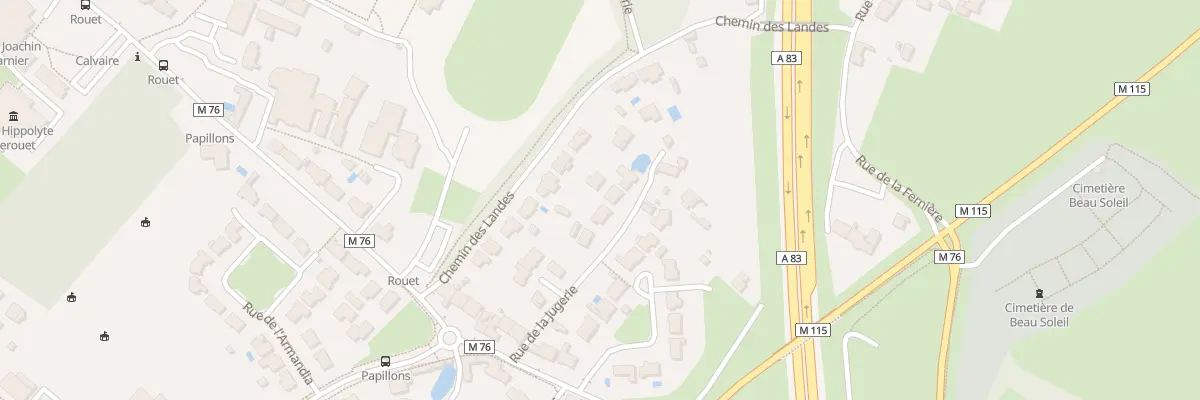 Plan du 9B Rue de la Jugerie aux Sorinières