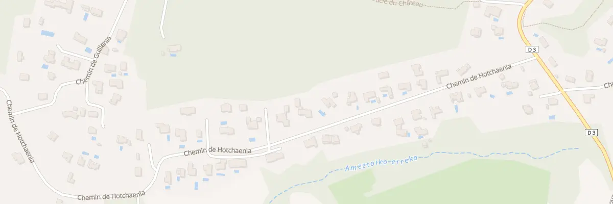 Plan du 386 Che de Hotchaenia à Arcangues