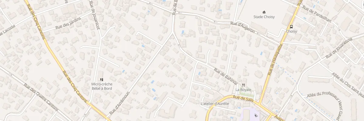 Plan du 13 Rue de Bahinos à Anglet