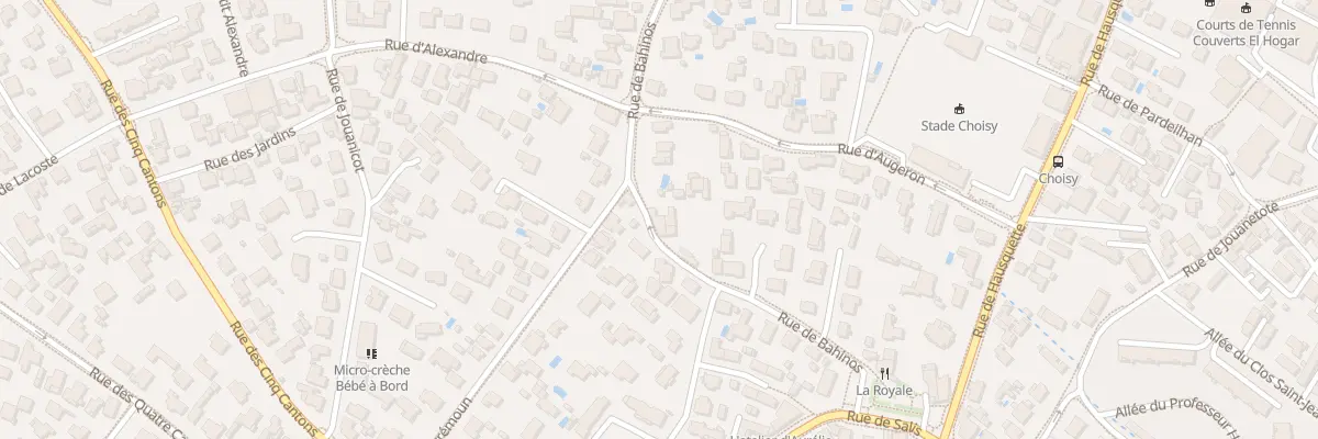 Plan du 18T Rue de Bahinos à Anglet