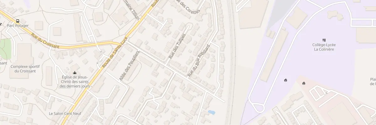 Plan du 1 Rue du Bois Robillard à Nantes