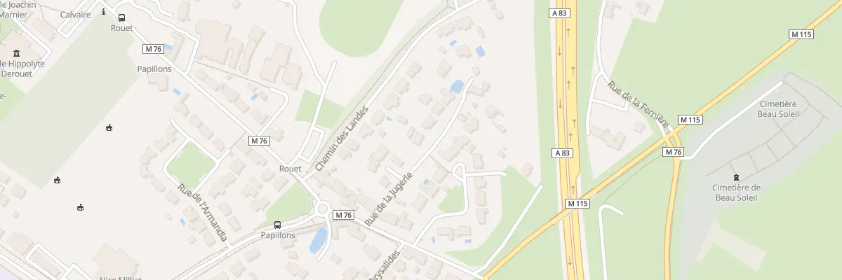Plan du 7 Rue de la Jugerie aux Sorinières
