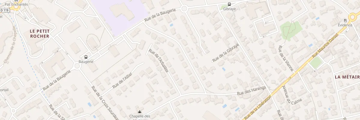 Plan du 9 Rue de la Tullaye à Saint-Sébastien-sur-Loire