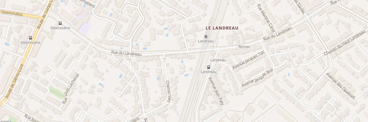 Plan du 48B Rue du Landreau à Nantes
