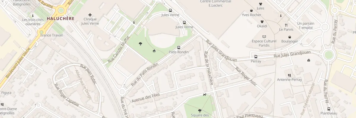 Plan du 13 Rue du Patis Rondin à Nantes