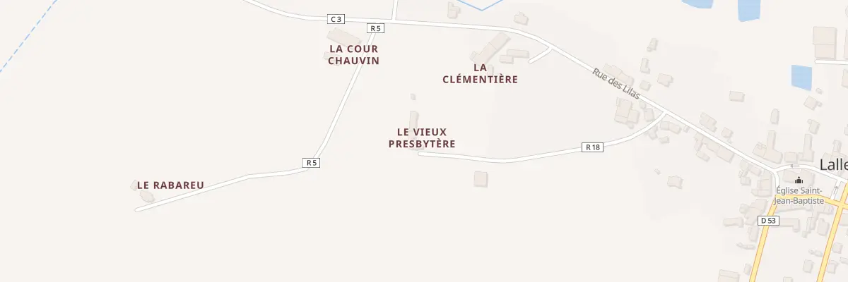Plan du 5057 Le Vieux Presbytère à Lalleu