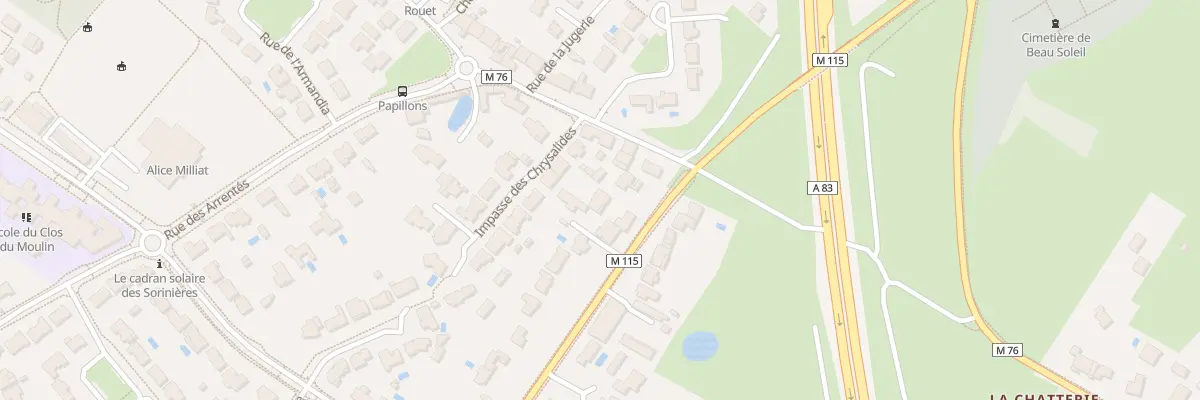 Plan du 41 Rue de la Haussière aux Sorinières