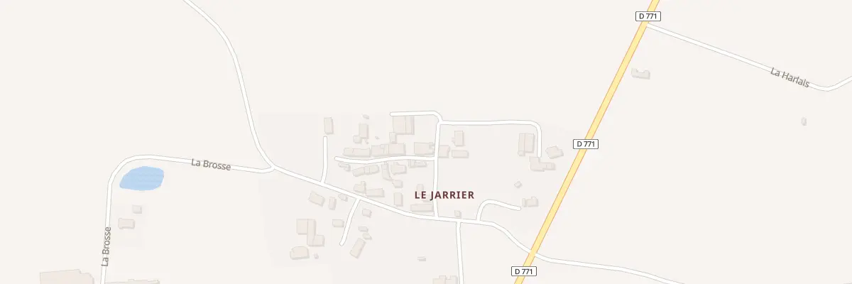 Plan du 22 Le Jarrier à Saint-Vincent-des-Landes