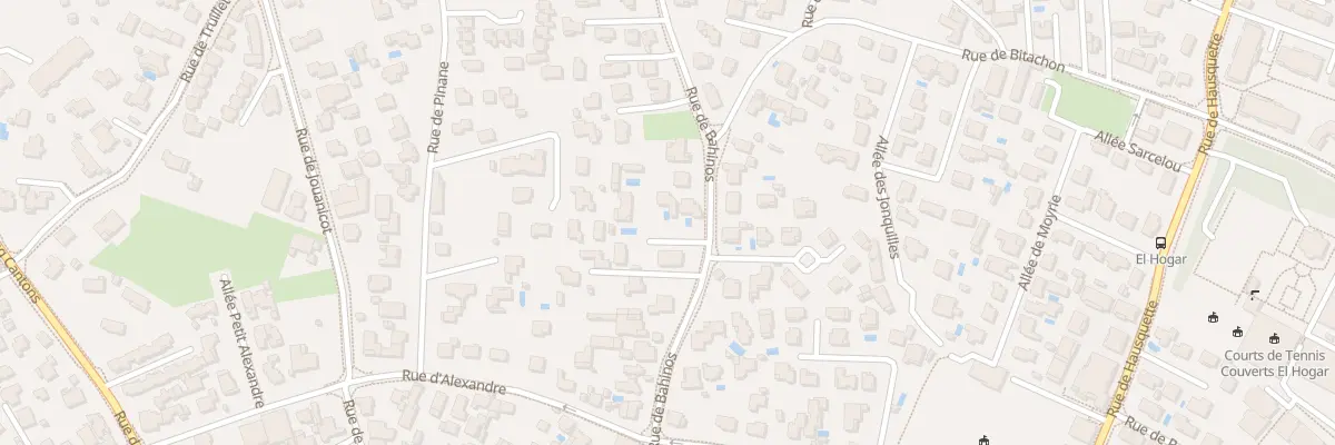 Plan du 43B Rue de Bahinos à Anglet