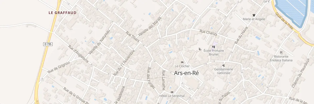 Plan du 28 Rue Thiers à Ars-en-Ré