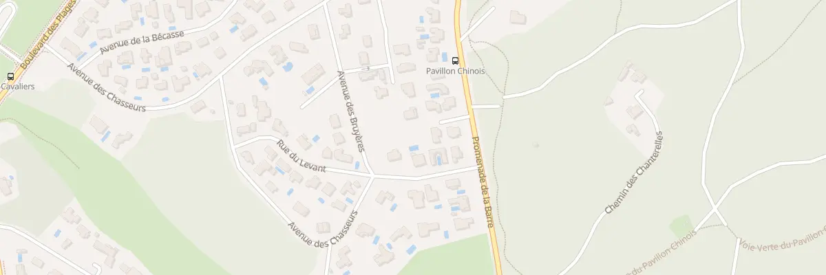 Plan du 8 Av des Chasseurs à Anglet